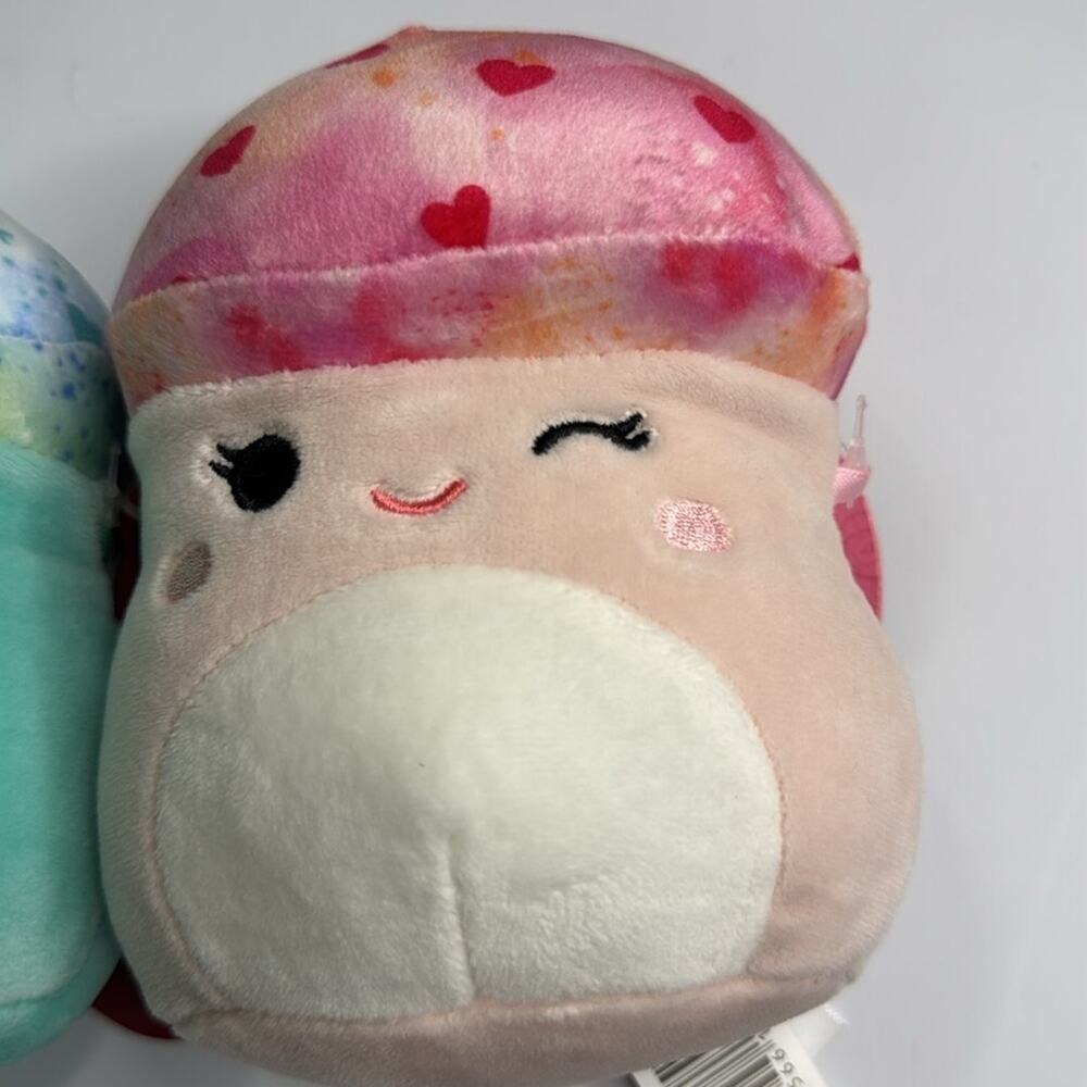 NWT Squishmallows Mully & Molly the Mushrooms 5" Set - Picture 2 of 8